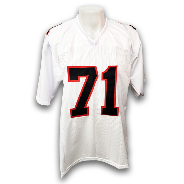 Bill Goldberg Autographed Atlanta Falcons White Custom Jersey
