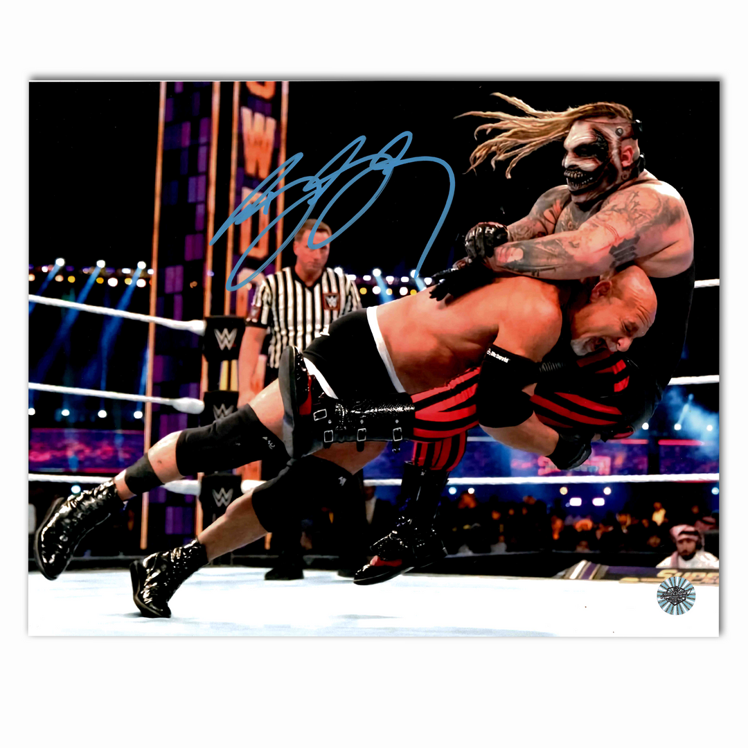 Bill Goldberg Autographed Wrestling 8x10 Photo (Against Bray Watt)