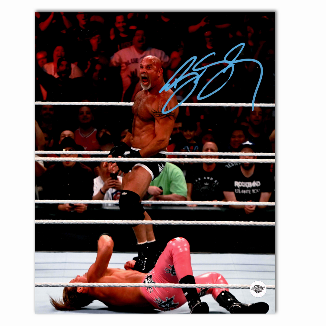 Bill Goldberg Autographed Wrestling 8x10 Photo (Against Dolph Ziggler)