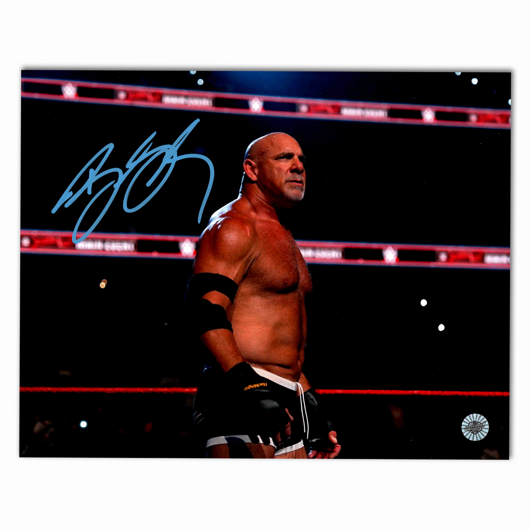 Bill Goldberg Autographed Wrestling Horizontal 8x10 Photo (Close Up)