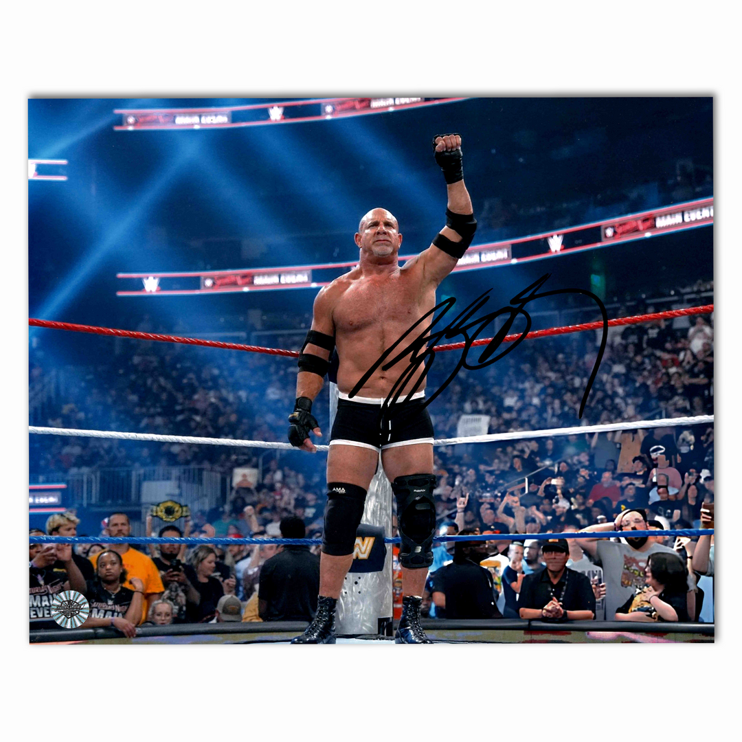 Bill Goldberg Autographed Wrestling In The Middle Of the Ring 8x10 Photo