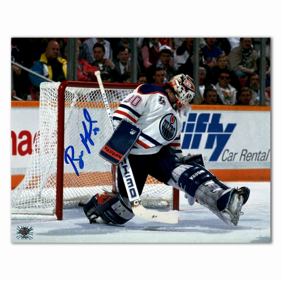 Bill Ranford Autographed Edmonton Oilers 8x10 Photo