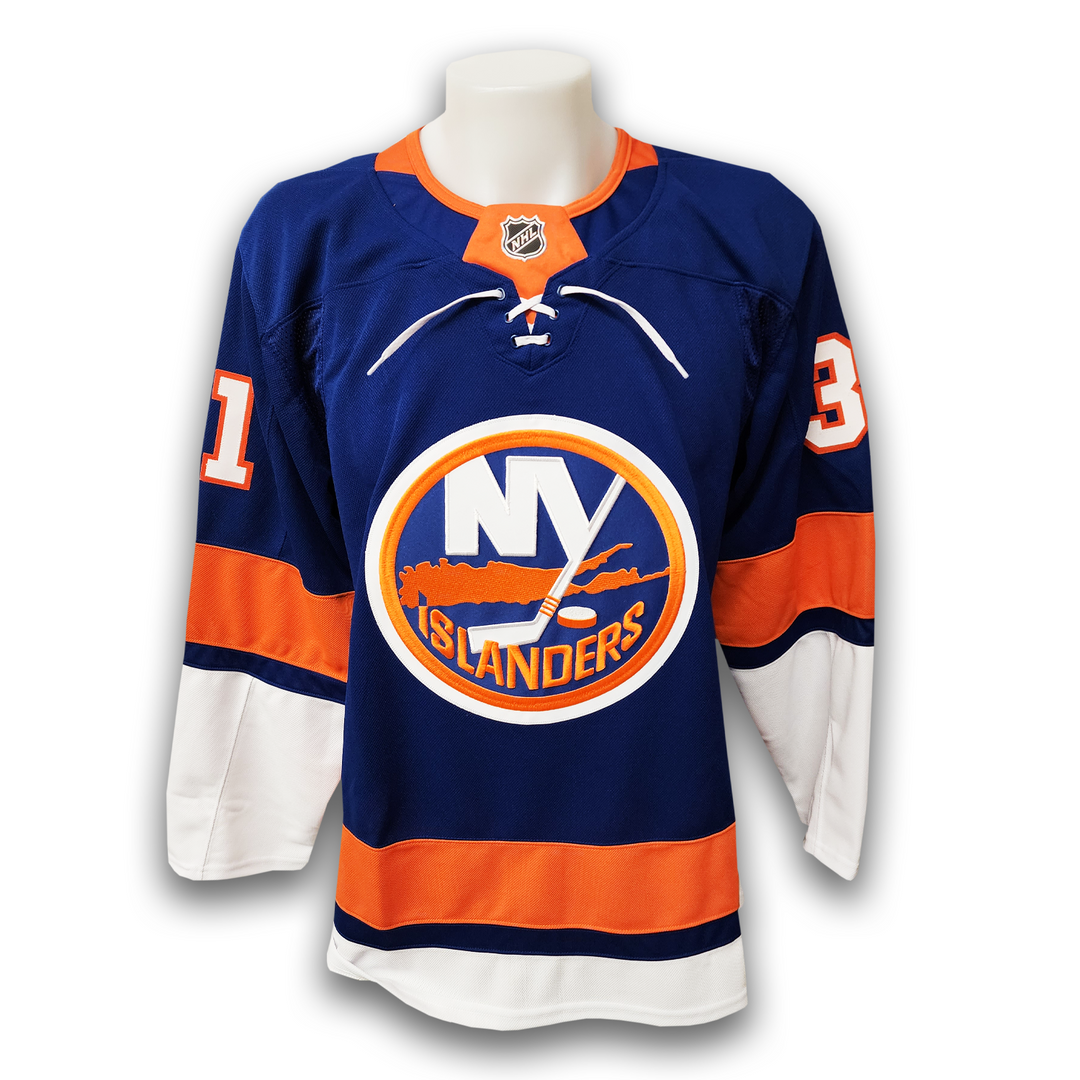 Billy Smith Autographed New York Islanders Home Fanatics Premium Career Jersey