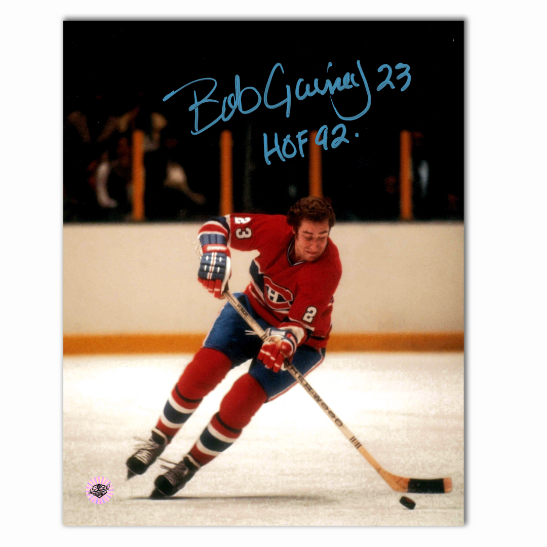 Bob Gainey Autographed Montreal Canadiens 8x10 Photo (No Helmet)