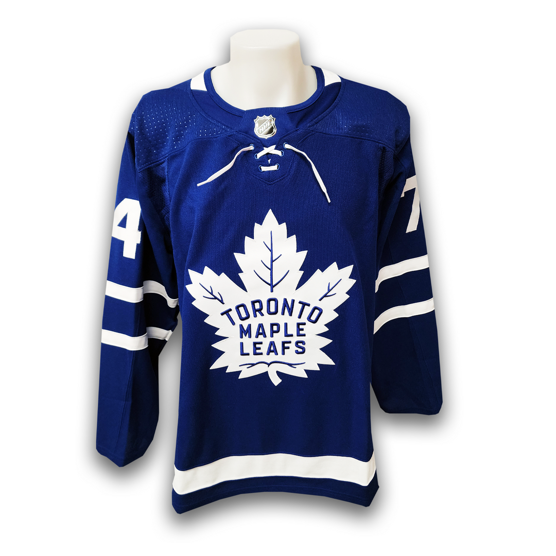 Bobby McMann Autographed Toronto Maple Leafs Home Adidas Jersey