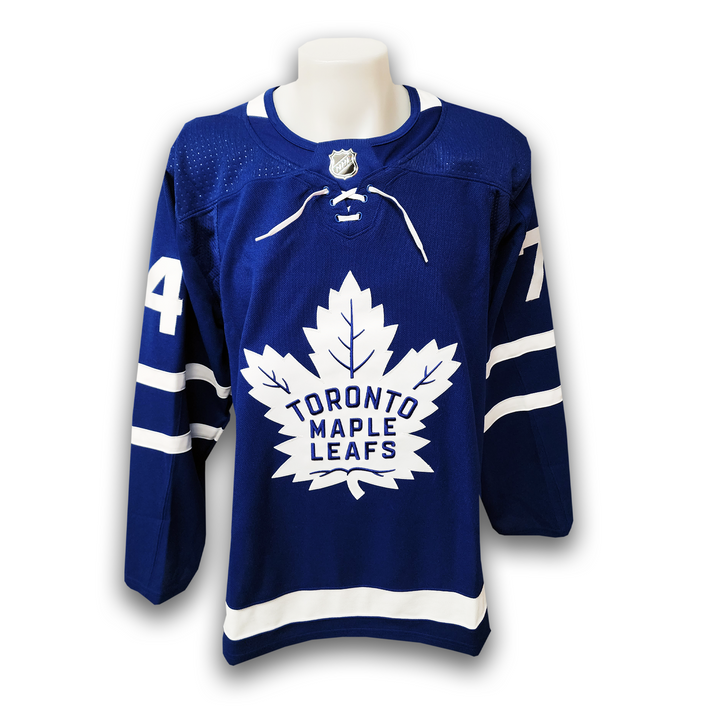 Bobby McMann Autographed Toronto Maple Leafs Home Adidas Jersey