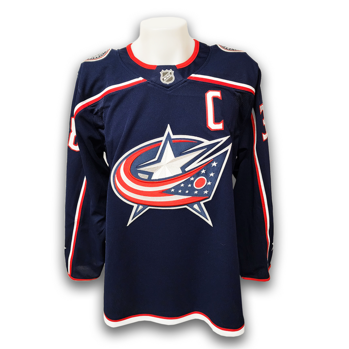 Boone Jenner Autographed Columbus Blue Jackets Home Fanatics Premium Jersey