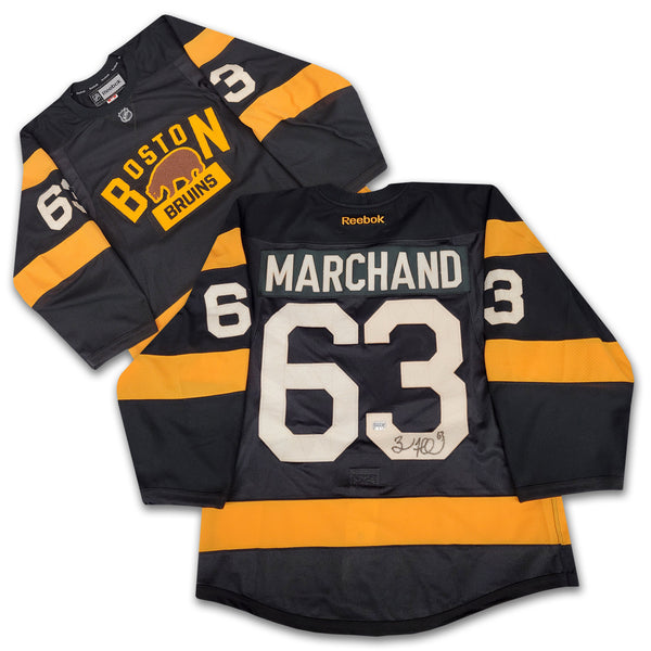 Brad Marchand Boston Bruins 2016 Winter Classic Black Reebok Authentic Jersey East Coast Sports Collectibles