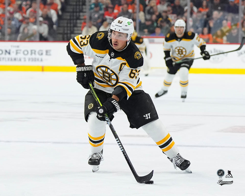 Pre-Order - Brad Marchand Autographed Boston Bruins Away Horizontal 8x10 Photo