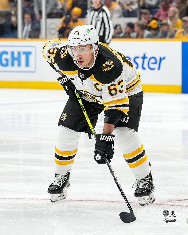 Pre-Order - Brad Marchand Autographed Boston Bruins Away 8x10 Photo