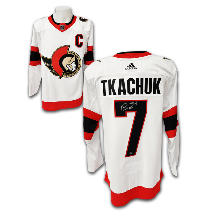 Brady Tkachuk Ottawa Senators Away Adidas Jersey