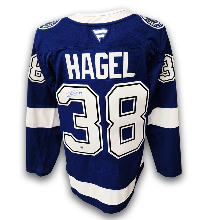 Brandon Hagel Autographed Tampa Bay Lightning Home Fanatics Premium Jersey