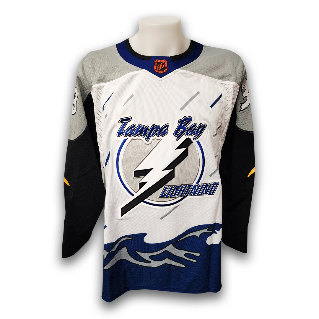 Brandon Hagel Autographed Tampa Bay Lightning Reverse Retro 2.0 Adidas Jersey
