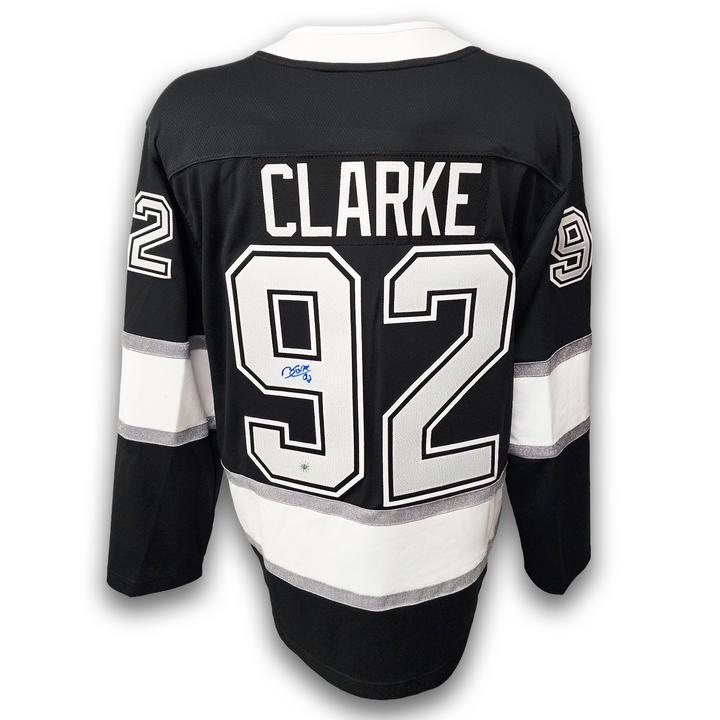 Brandt Clarke Autographed Los Angeles Kings Home Fanatics Breakaway Jersey