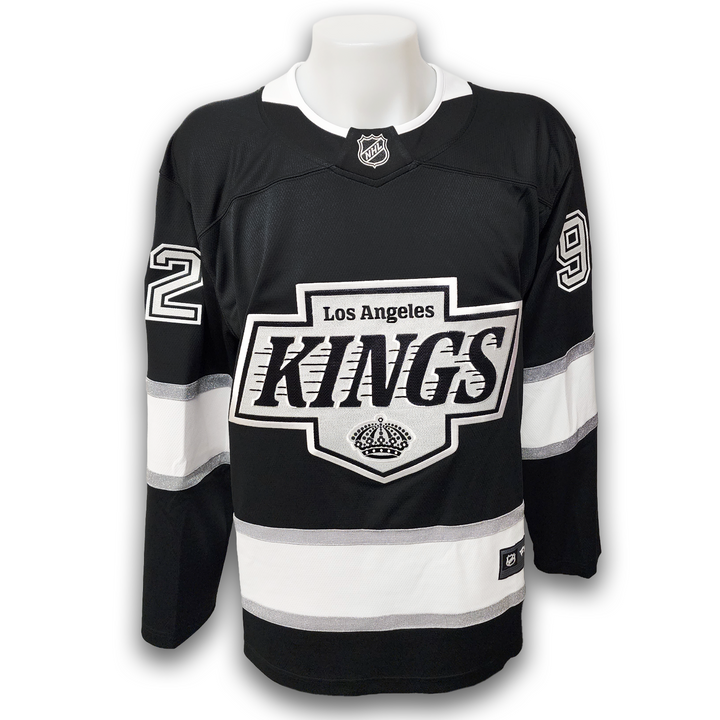 Brandt Clarke Autographed Los Angeles Kings Home Fanatics Breakaway Jersey
