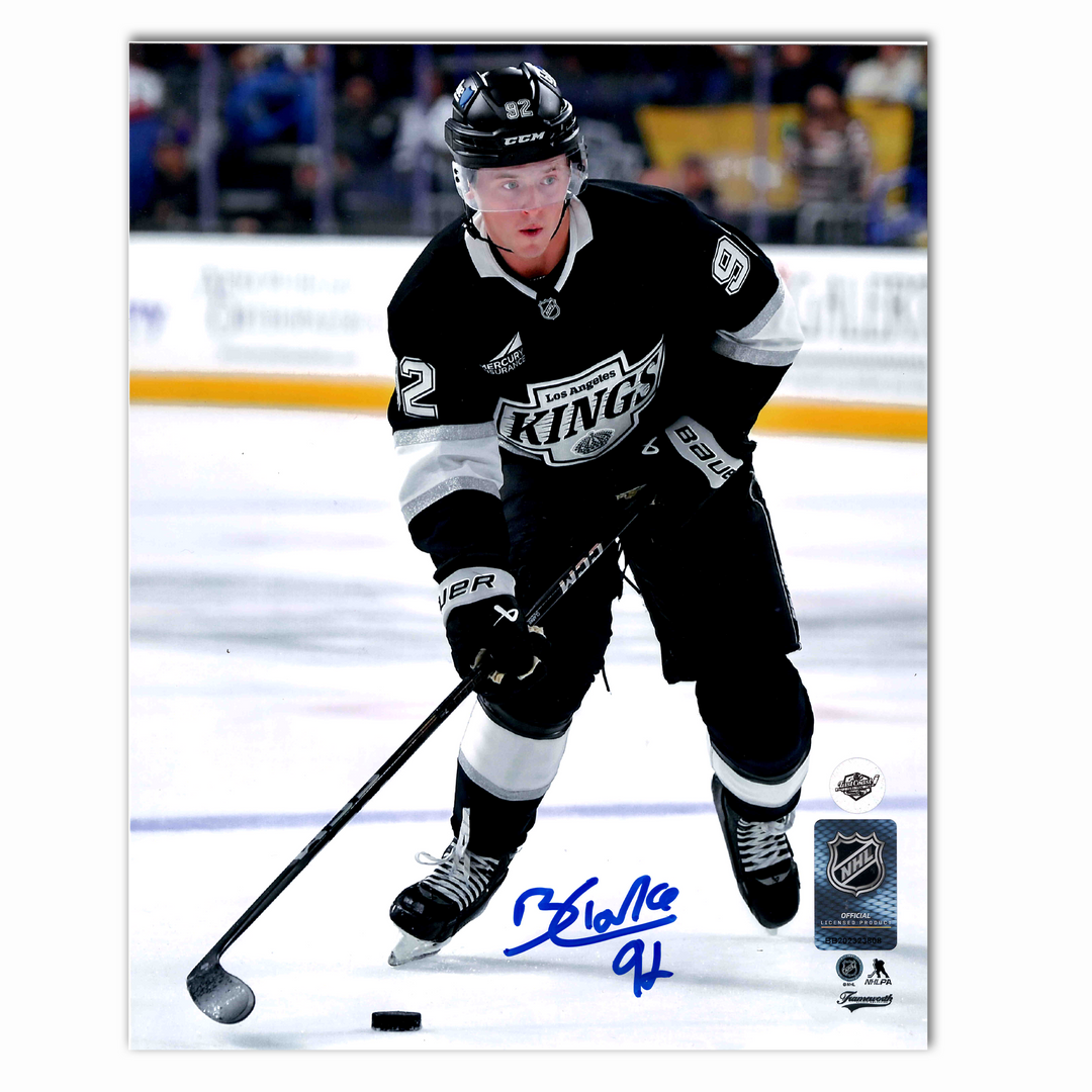 Brandt Clarke Autographed Los Angeles Kings Home Photo 8x10