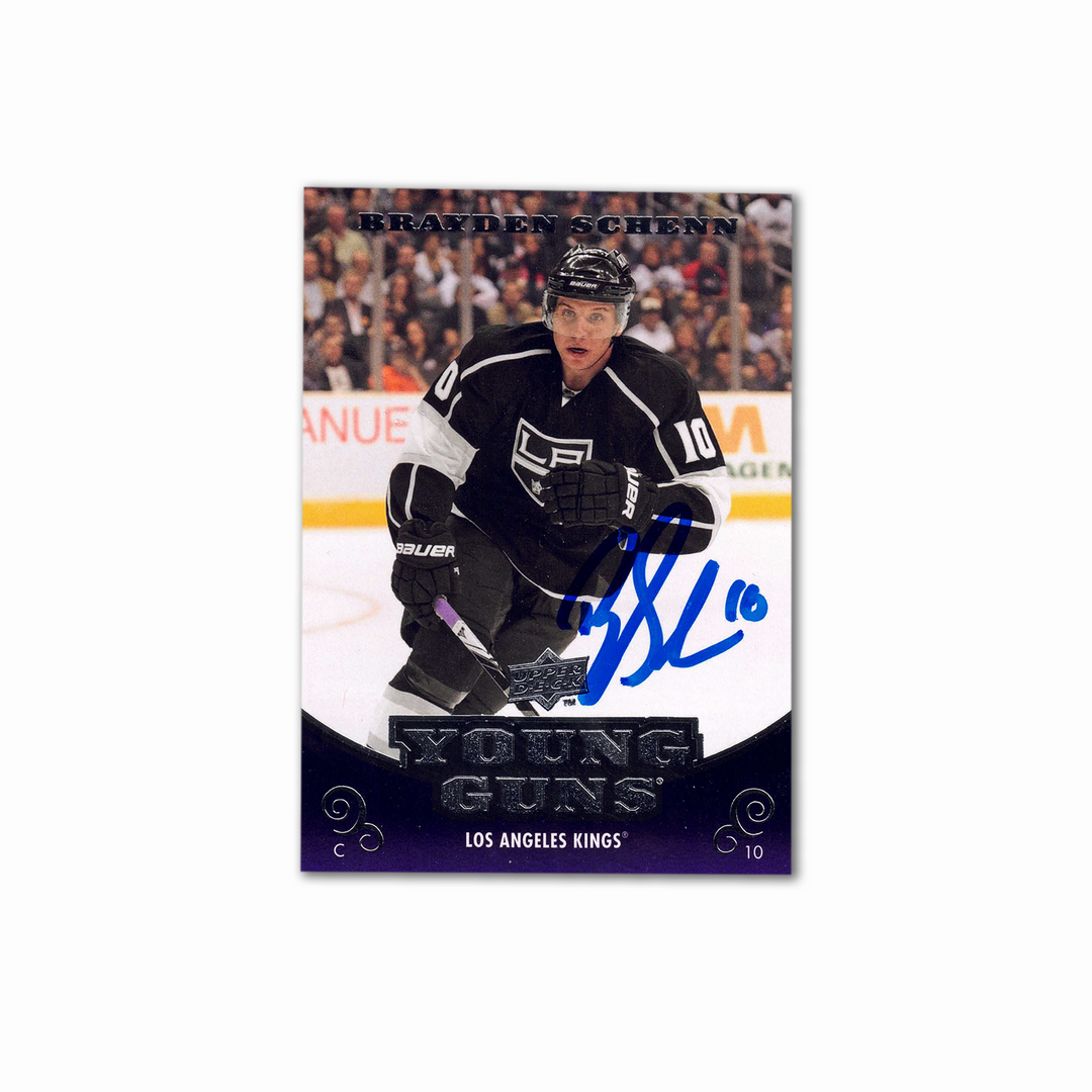 2010-11 UD Young Guns #223 BRAYDEN SCHENN Autographed Rookie Card