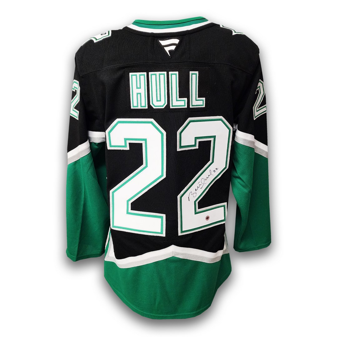 Brett Hull Autographed Dallas Stars Alternate Fanatics Premium Jersey