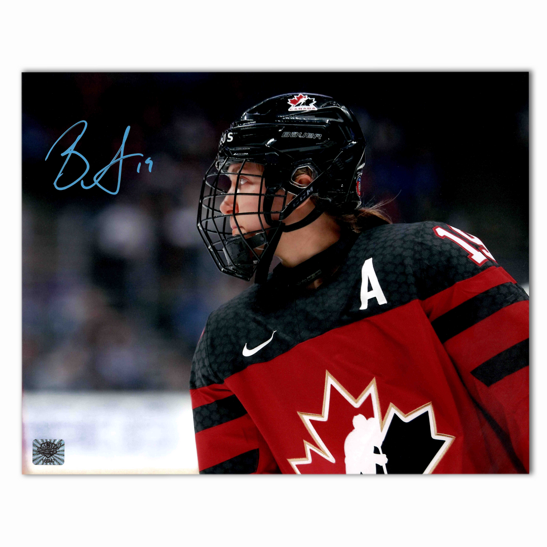 Brianne Jenner Autographed Team Canada 8x10 Photo