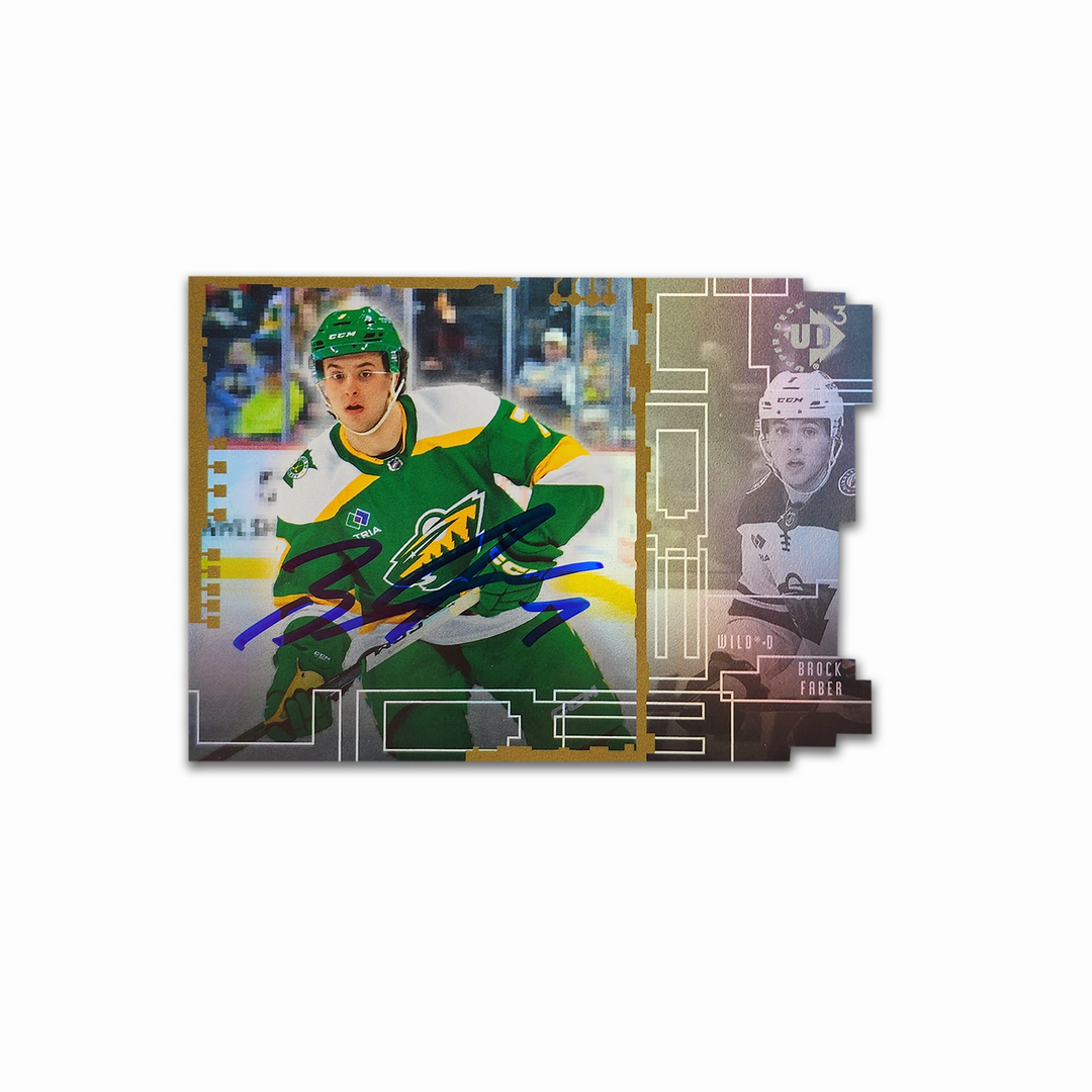 2023-24 UD Technology FX13 #UD3-7 BROCK FABER Autographed Rookie Card