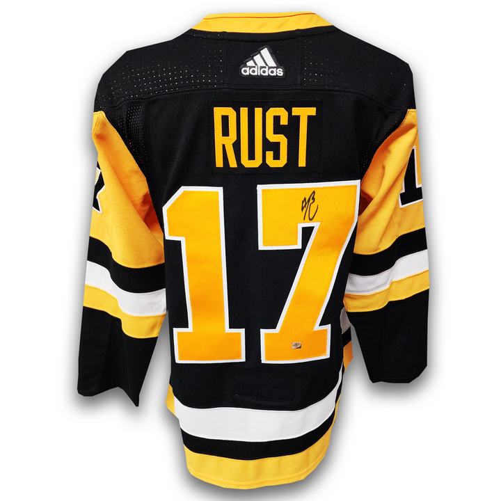 Bryan Rust Autographed Pittsburgh Penguins Home Adidas Jersey