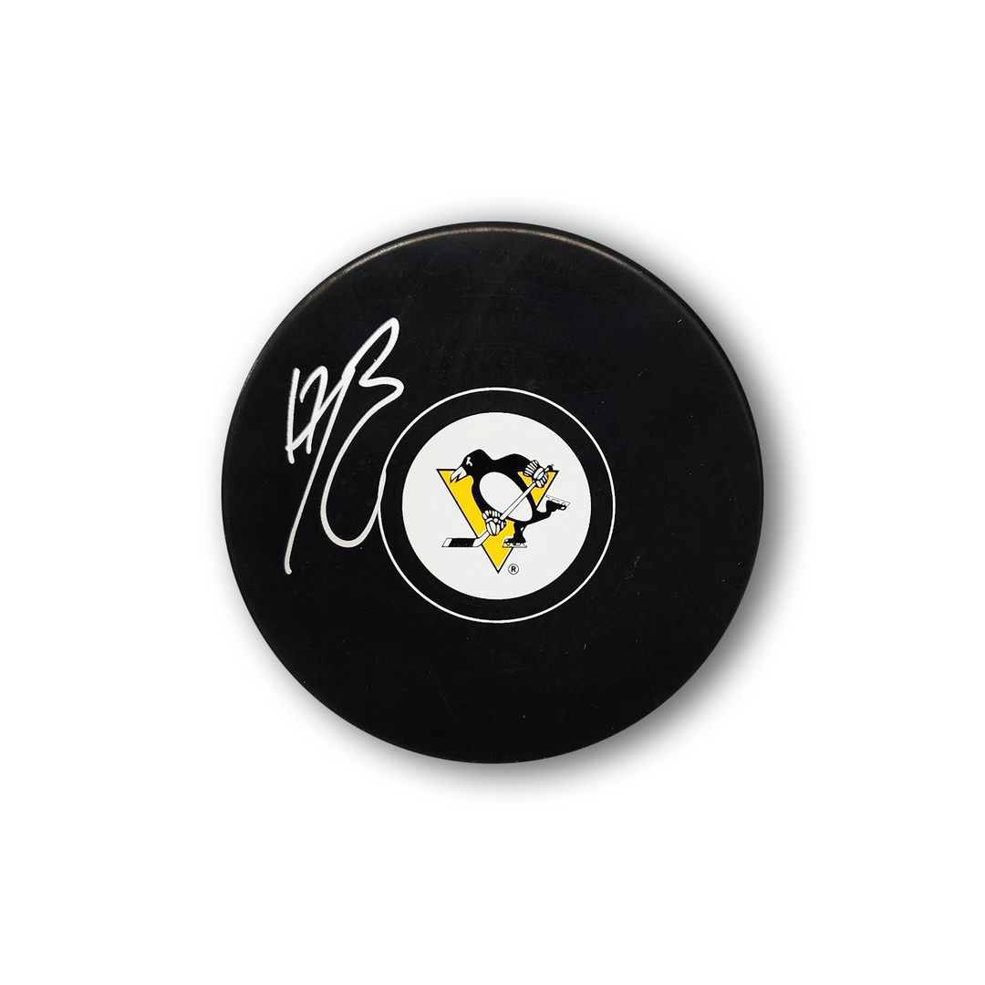 Bryan Rust Autographed Pittsburgh Penguins Hockey Puck