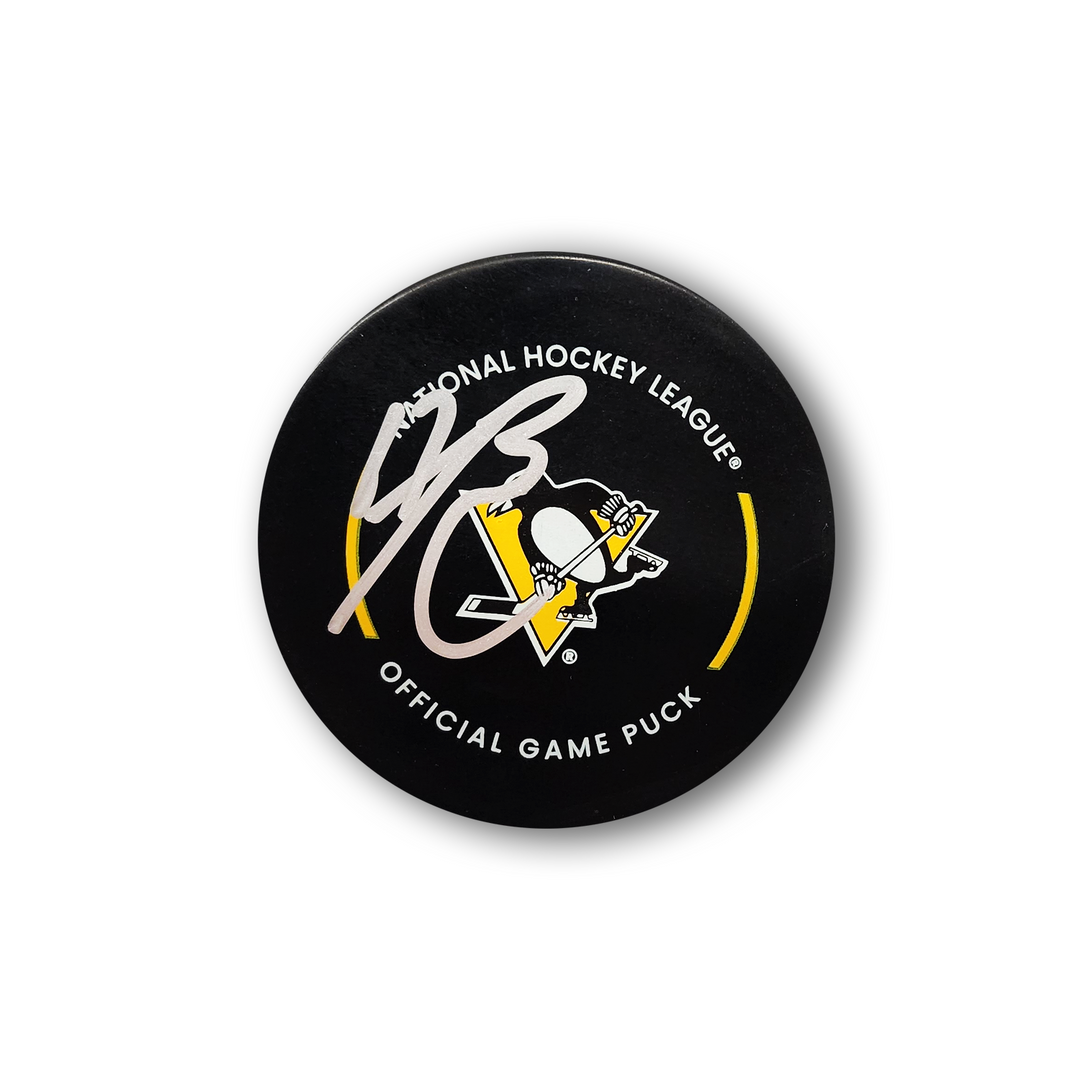 Bryan Rust Autographed Pittsburgh Penguins Official Hockey Puck