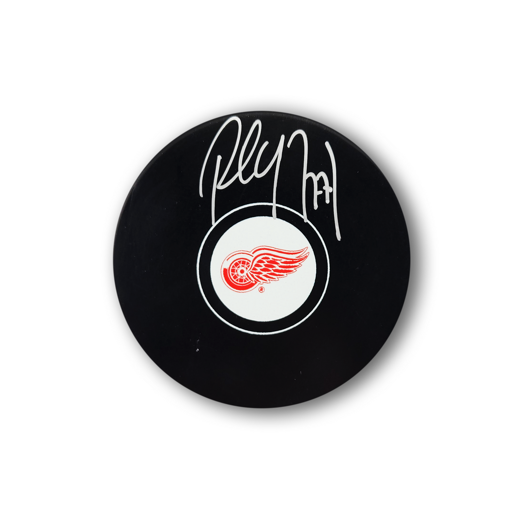 Paul Coffey Autographed Detroit Red Wings Hockey Puck