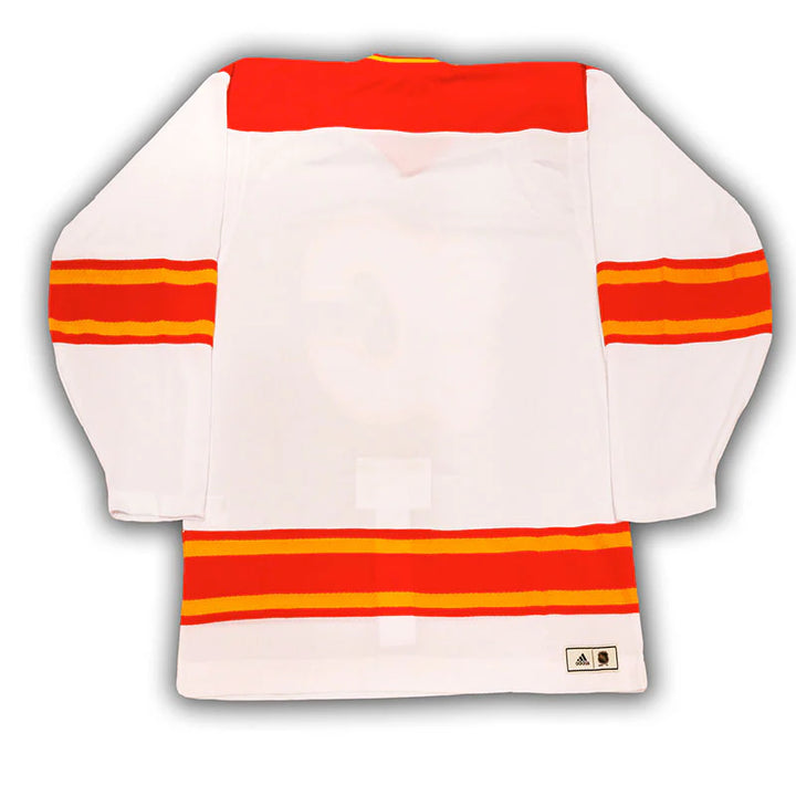 Calgary Flames 1981-1994 White Adidas Team Classic Jersey (Size 52)