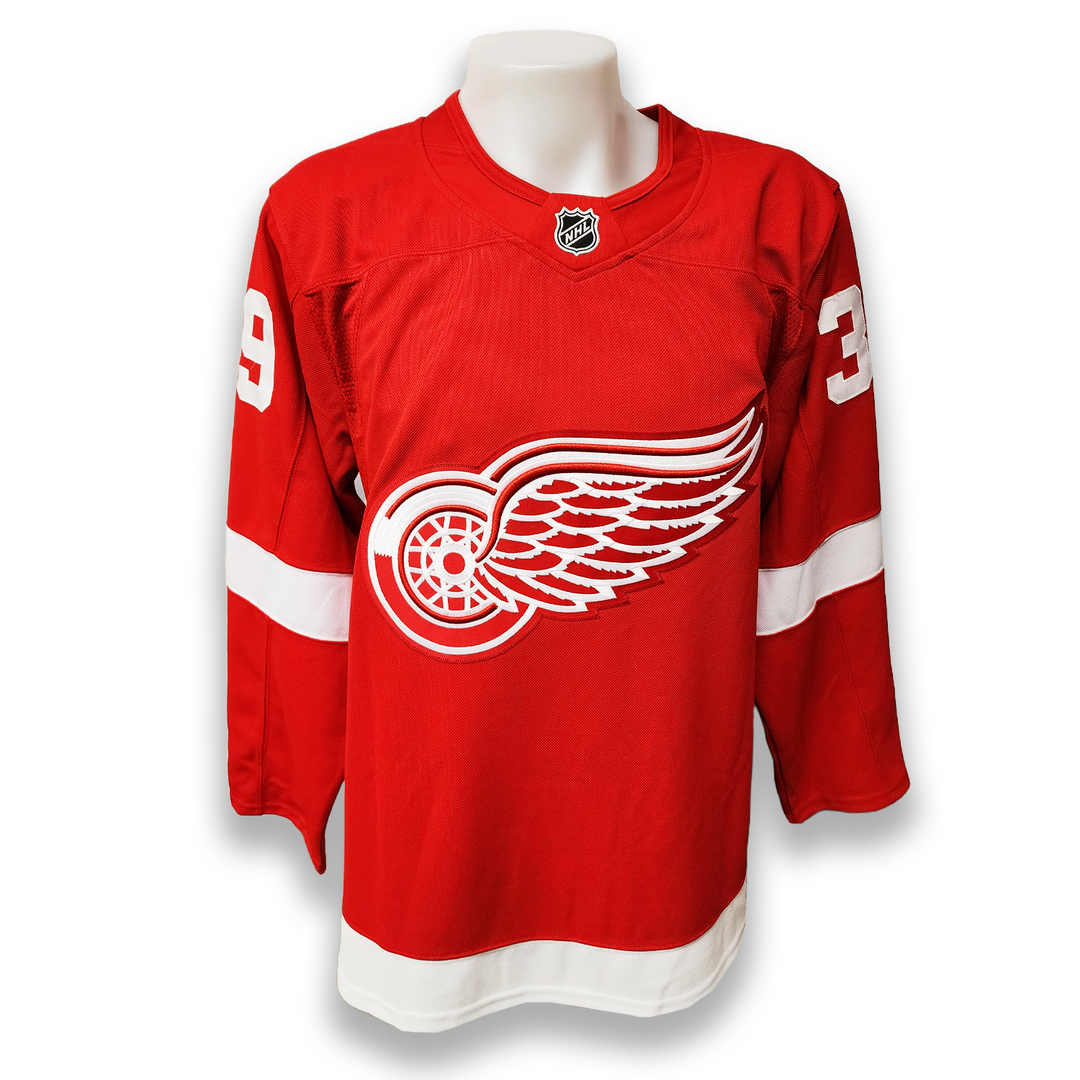 Cam Talbot Autographed Detroit Red Wings Home Fanatics Premium Jersey