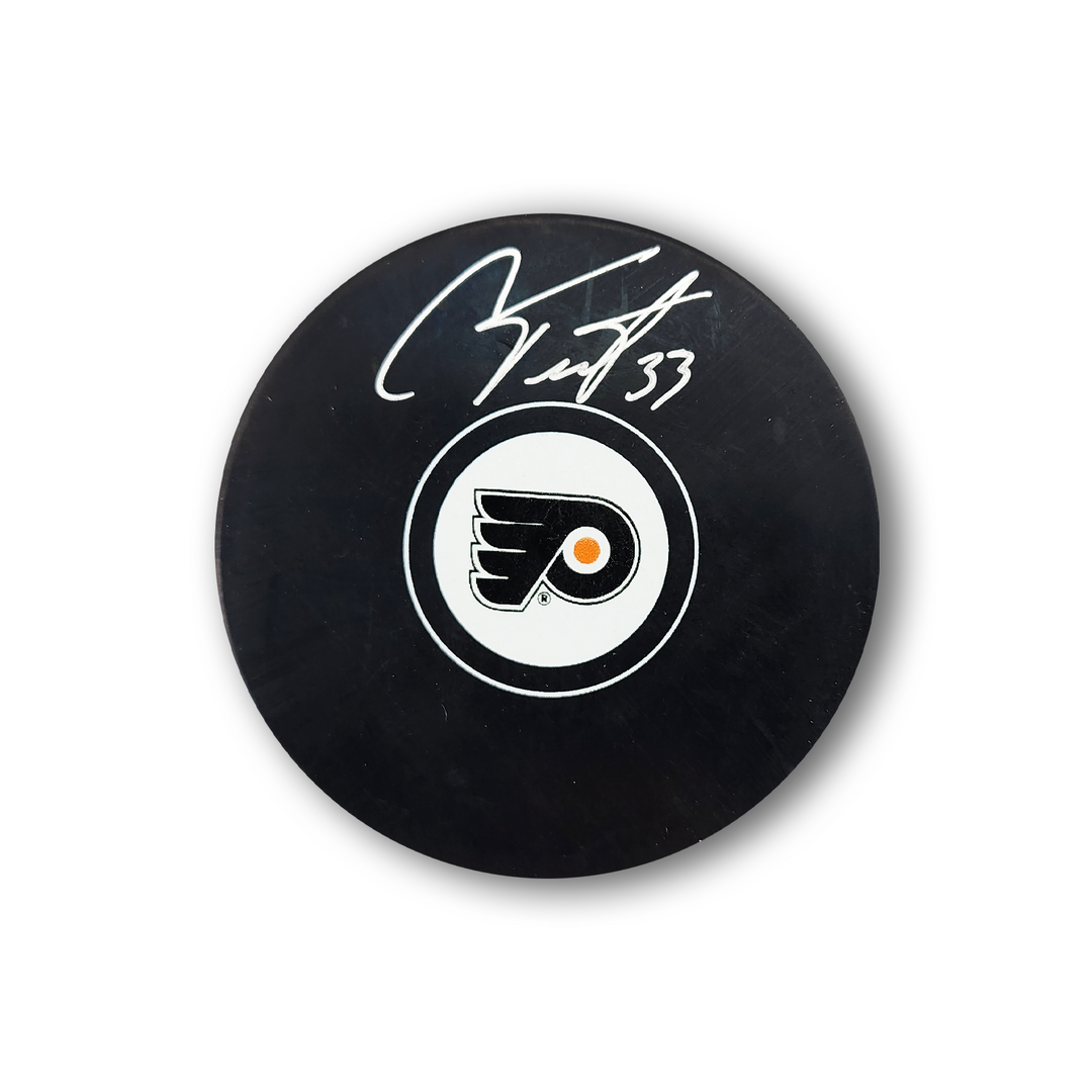 Cam Talbot Autographed Philadelphia Flyers Hockey Puck