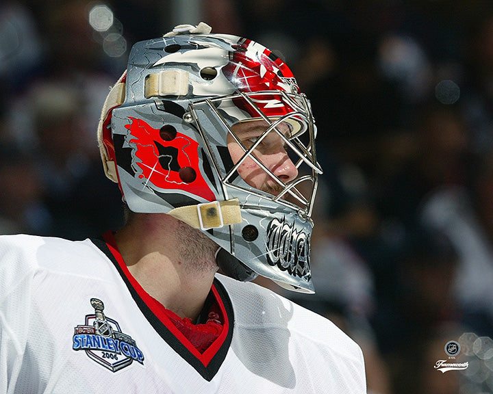 Pre-Order - Cam Ward Autographed Carolina Hurricanes Close Up 8x10 Photo