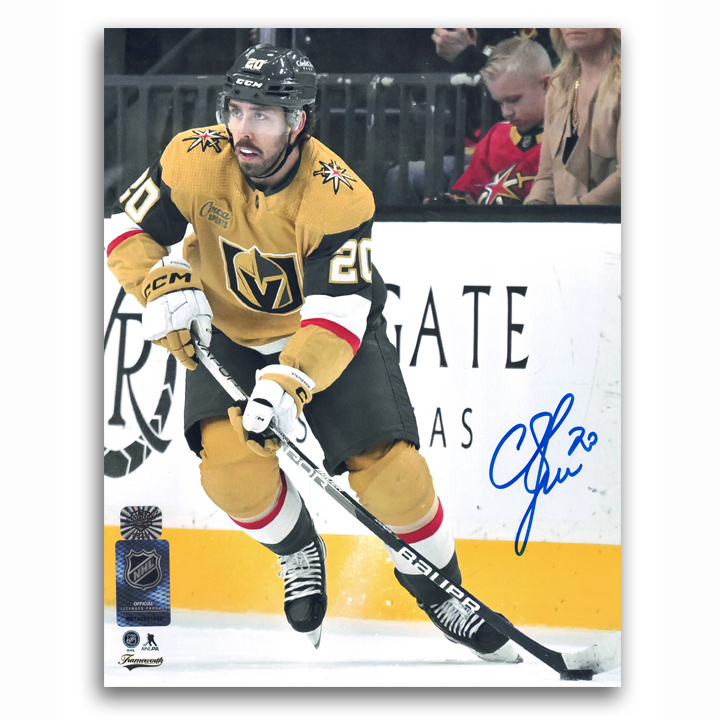 Chandler Stephenson Autographed Vegas Golden Knights Alternate 8x10 Photo