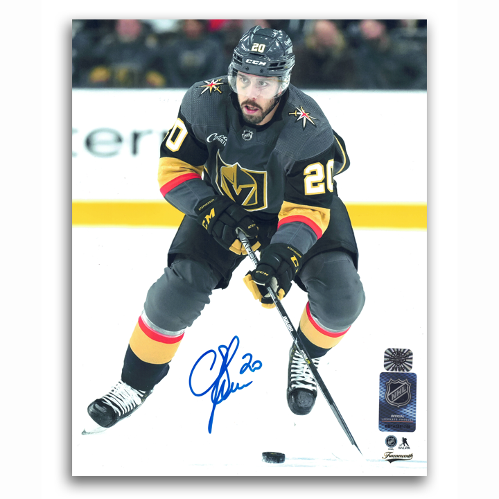 Chandler Stephenson Autographed Vegas Golden Knights Home 8x10 Photo