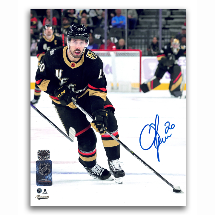 Chandler Stephenson Autographed Vegas Golden Knights Reverse Retro 2.0 8x10 Photo