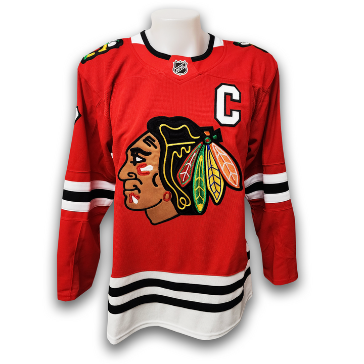 Chris Chelios Autographed Chicago Black Hawks Fanatics Premium Jersey Inscribed HOF