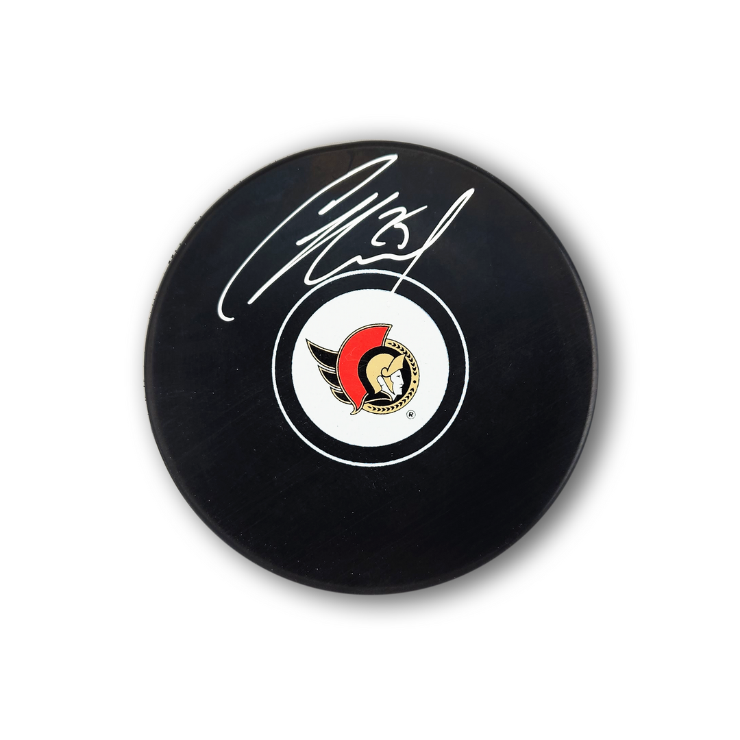 Chris Neil Autographed Ottawa Senators Hockey Puck