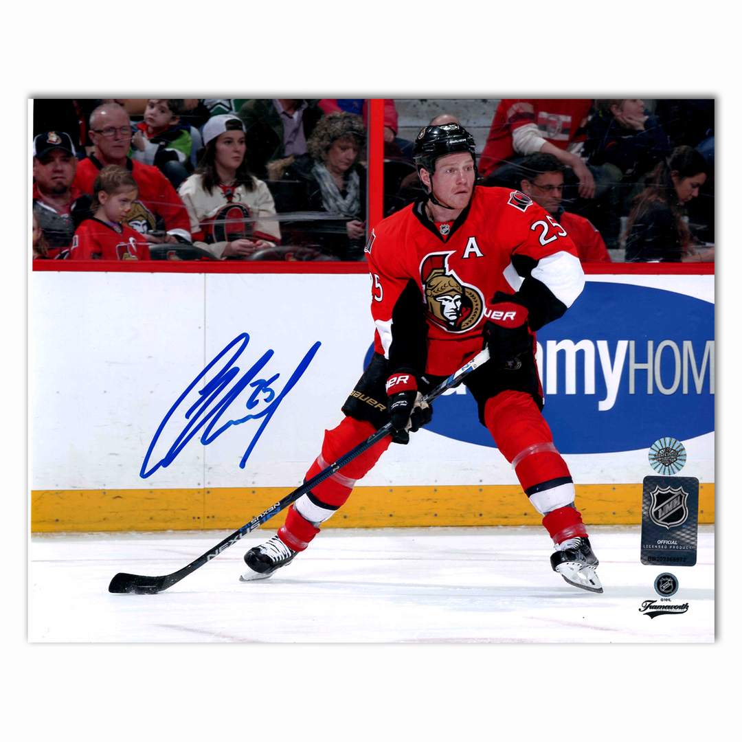 Chris Neil Autographed Ottawa Senators Home Horizontal 8x10 Photo