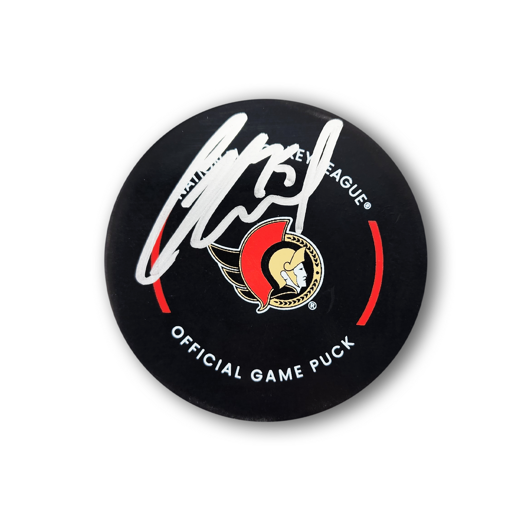 Chris Neil Autographed Ottawa Senators Official Hockey Puck