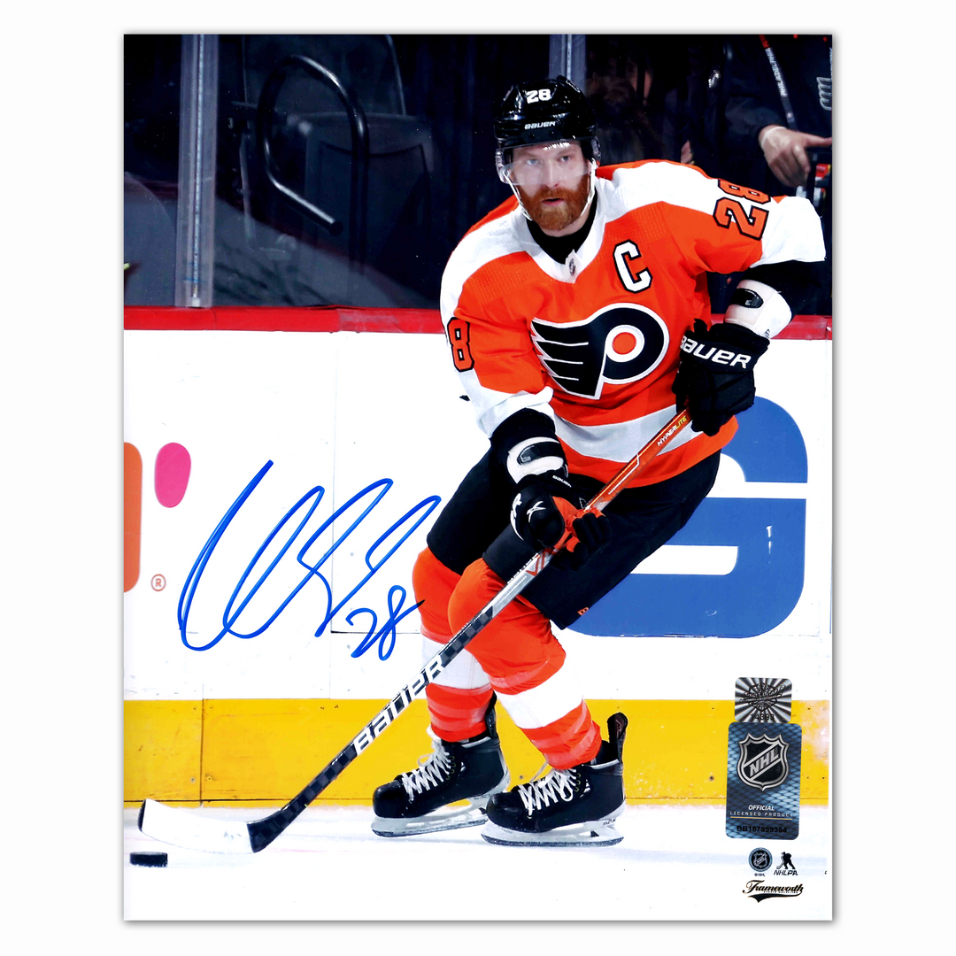 Claude Giroux Autographed Philadelphia Flyers Home 8x10 Photo
