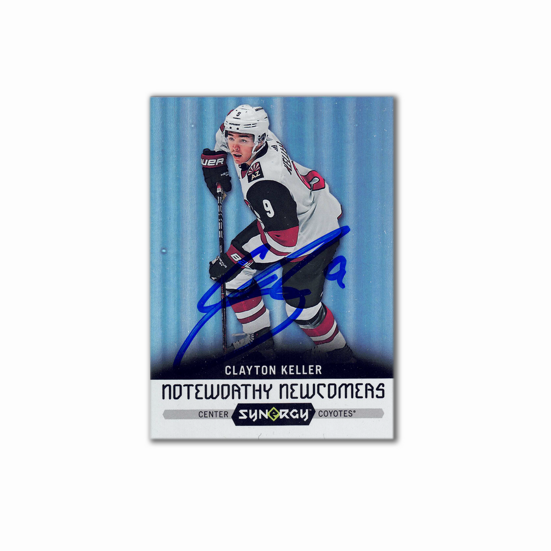 2017-18 UD Synergy Noteworthy Newcomers #NN-10 CLAYTON KELLER Autographed Rookie Card
