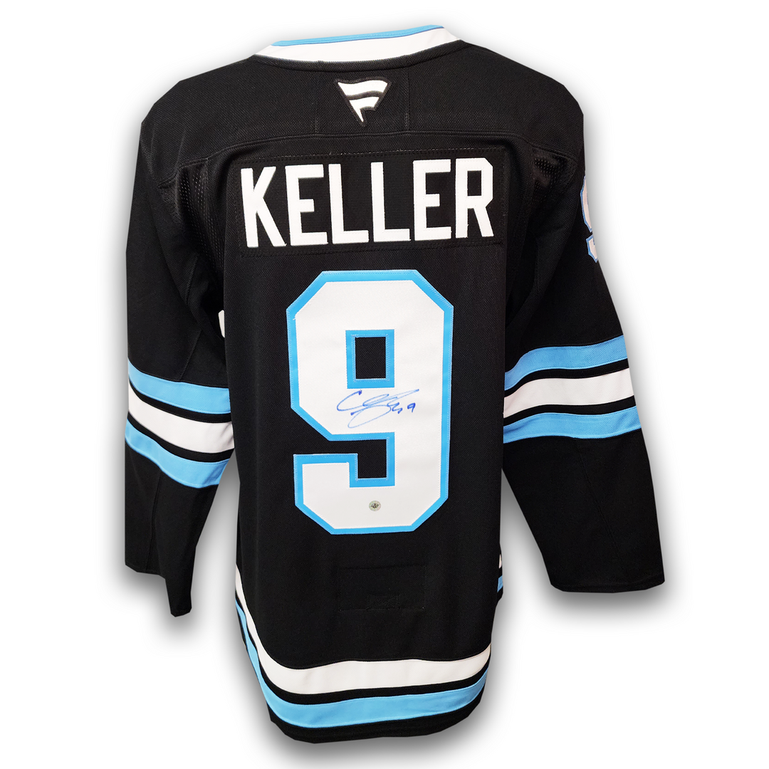Clayton Keller Autographed Utah Hockey Club Home Fanatics Premium Jersey