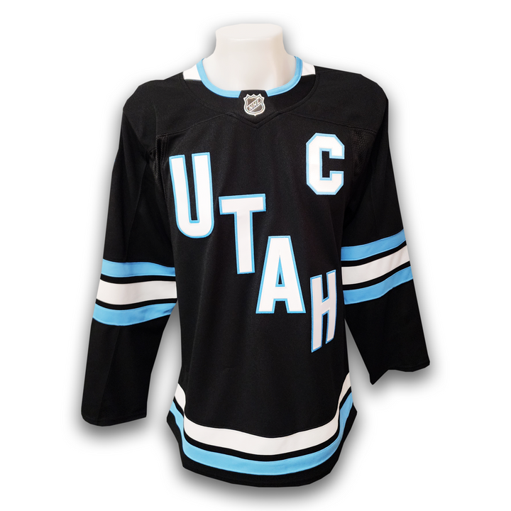 Clayton Keller Autographed Utah Hockey Club Home Fanatics Premium Jersey Inscribed 1st Captain