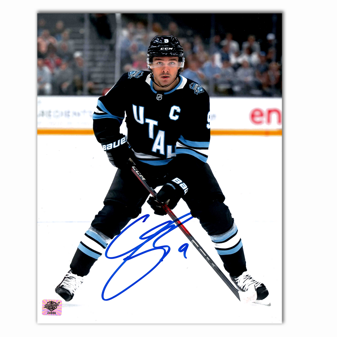 Clayton Keller Autographed Utah Hockey Club Home Photo 8x10