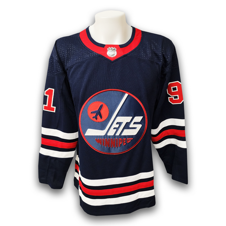 Cole Perfetti Autographed Winnipeg Jets Alternate Adidas Jersey