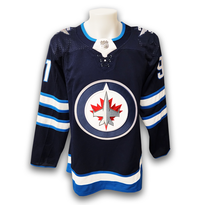 Cole Perfetti Autographed Winnipeg Jets Home Adidas Jersey