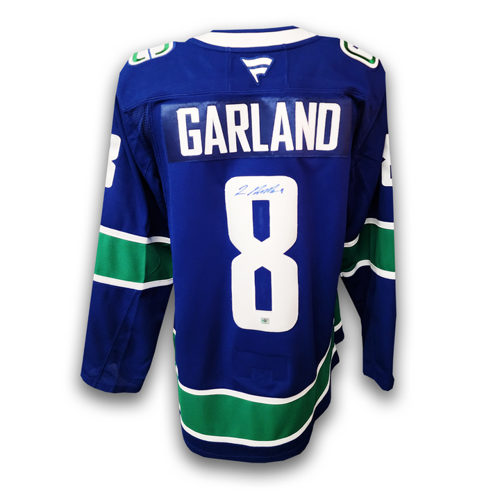 Conor Garland Autographed Vancouver Canucks Home Fanatics Premium Jersey