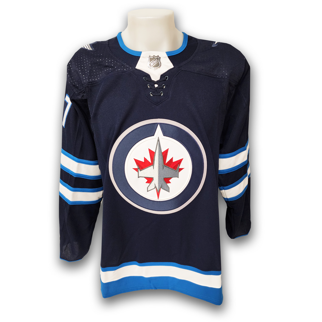 Connor Hellebuyck Winnipeg Jets Autographed Adidas Authentic Jersey