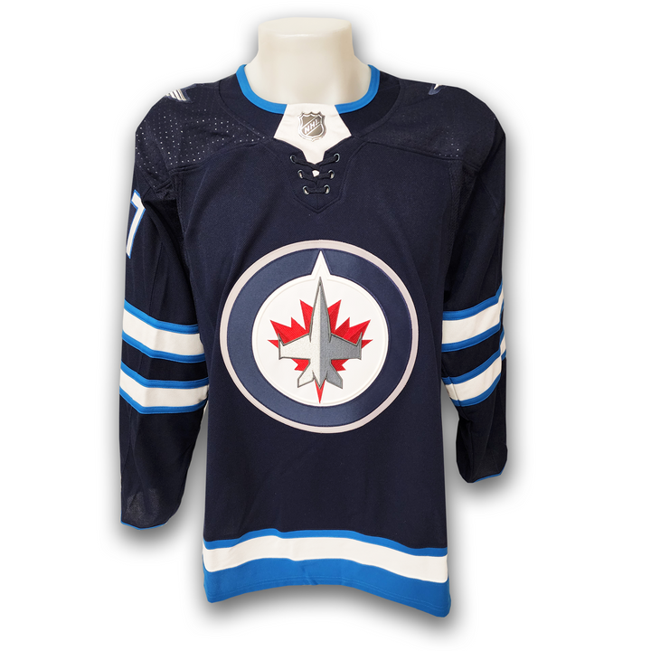 Connor Hellebuyck Winnipeg Jets Autographed Adidas Authentic Jersey