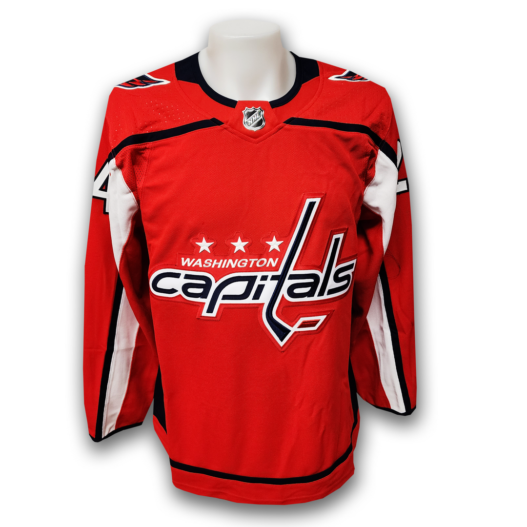 Connor McMichael Autographed Washington Capitals Adidas Jersey